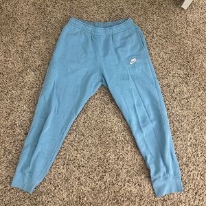 Blue Nike joggers
